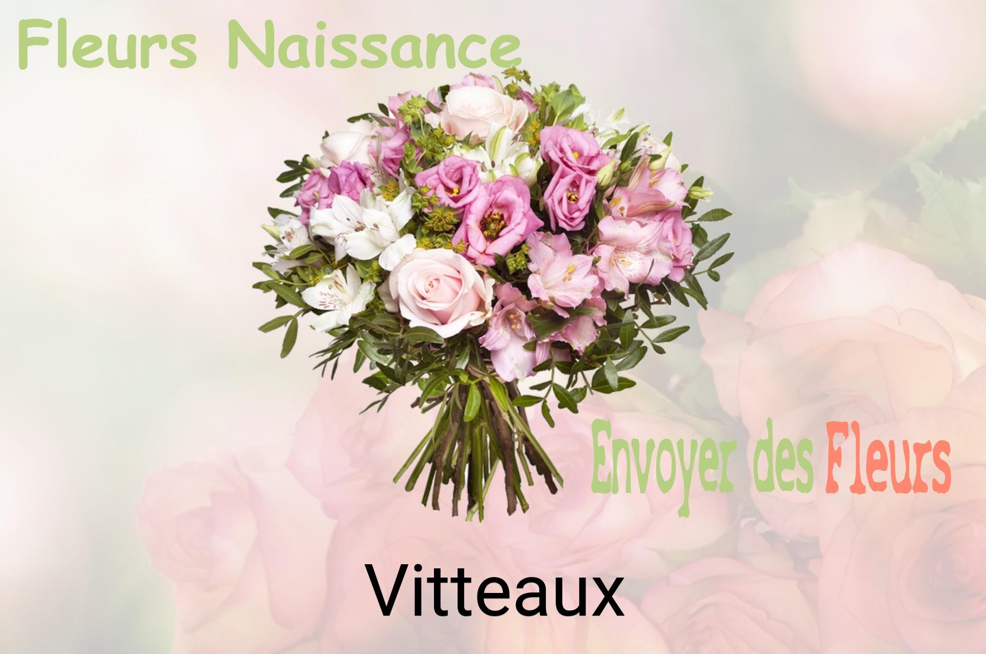 Bouquet de fleurs de naissance livré à Vitteaux